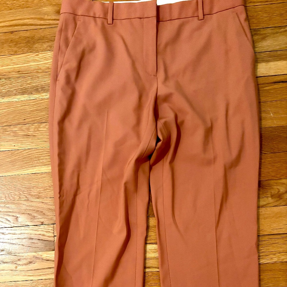 Theory Salmon Straight Leg Trouser
